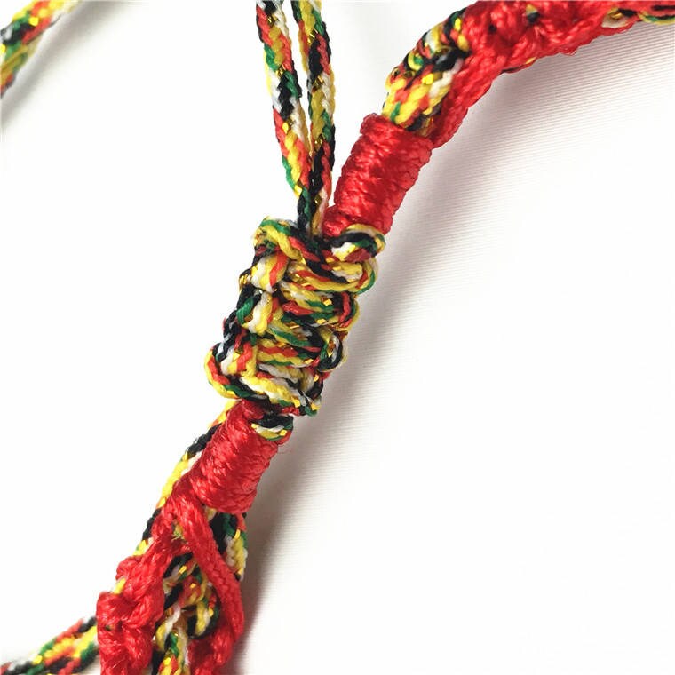 Hand LINE RED Hand Woven Braided Rope Lady hand String Cord girl strap chain Chinese Style SMALL