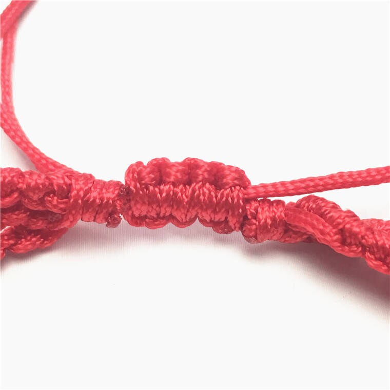 Hand LINE RED Hand Woven Braided Rope Lady hand String Cord girl strap chain Chinese Style