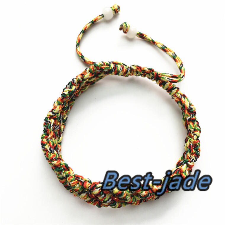 Hand LINE RED Colorful Hand Woven Braided Rope Lady hand String Cord girl strap chain Chinese Style