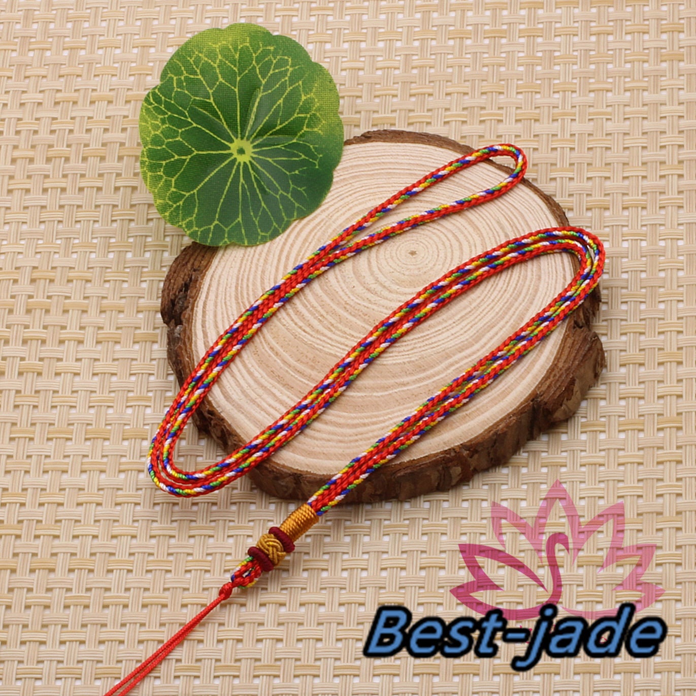 RED Luck Necklace Hand Woven Braided Rope Lady hand String Cord girl strap boy chain Chinese Style collier Halskette f.