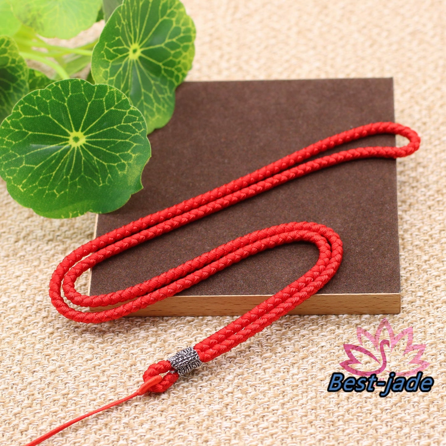 RED Luck Necklace Hand Woven Braided Rope Lady hand String Cord girl strap boy chain Chinese Style collier Halskette f.