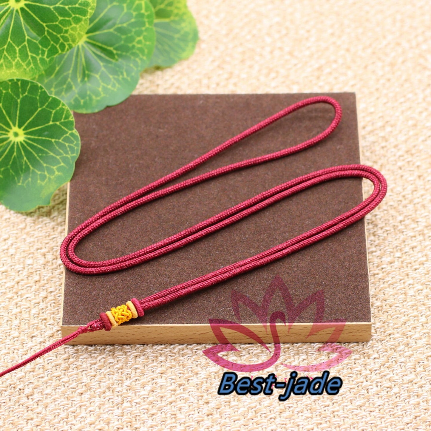 RED Luck Necklace Hand Woven Braided Rope Lady hand String Cord girl strap boy chain Chinese Style collier Halskette f.