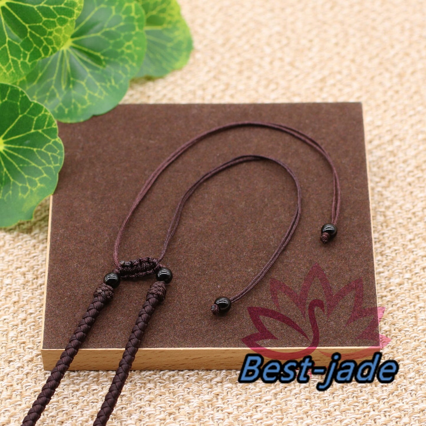 Tibetan Silver RED Black Luck Necklace Hand Woven Braided Rope Lady hand String Cord girl strap chain Chinese Style collier Halskette f.