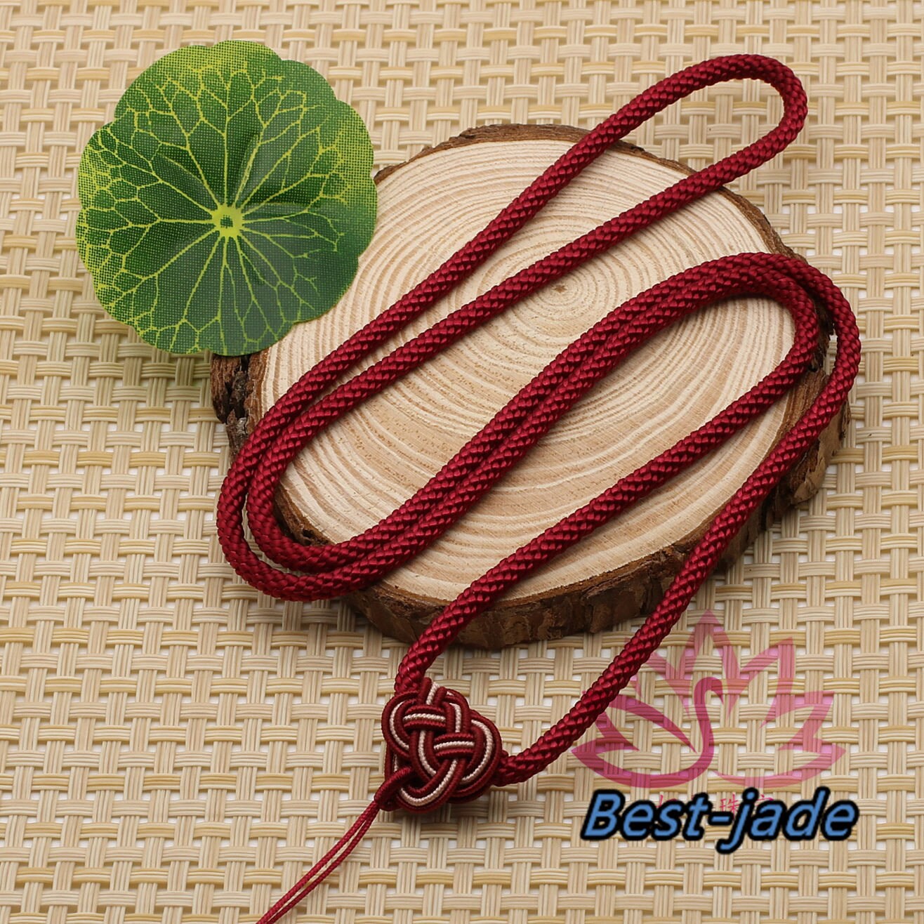RED Luck Necklace Hand Woven Braided Rope Lady hand String Cord girl strap boy chain Chinese Style collier Halskette f.