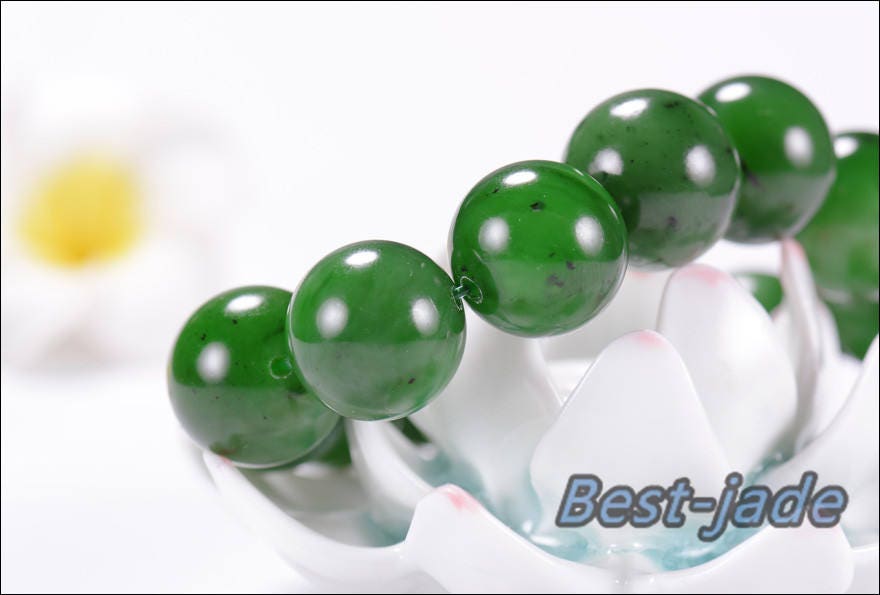 Zertifizierter Top 17mm Grade apfelgrüner Nephrit Jade Perlen Armreif Pounamu Maori Nephrit NZ Jade Grüner Stein Jade Armreif