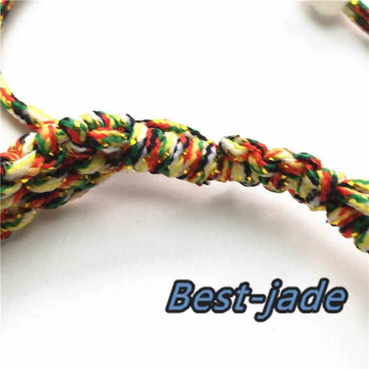 Hand LINE RED Colorful Hand Woven Braided Rope Lady hand String Cord girl strap chain Chinese Style