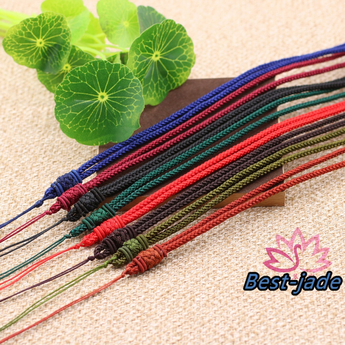 30PCS Pinkapple buckle Luck Necklace Hand Woven Braided Rope Lady hand String Cord girl strap boy chain Chinese Style collier Halskette f.