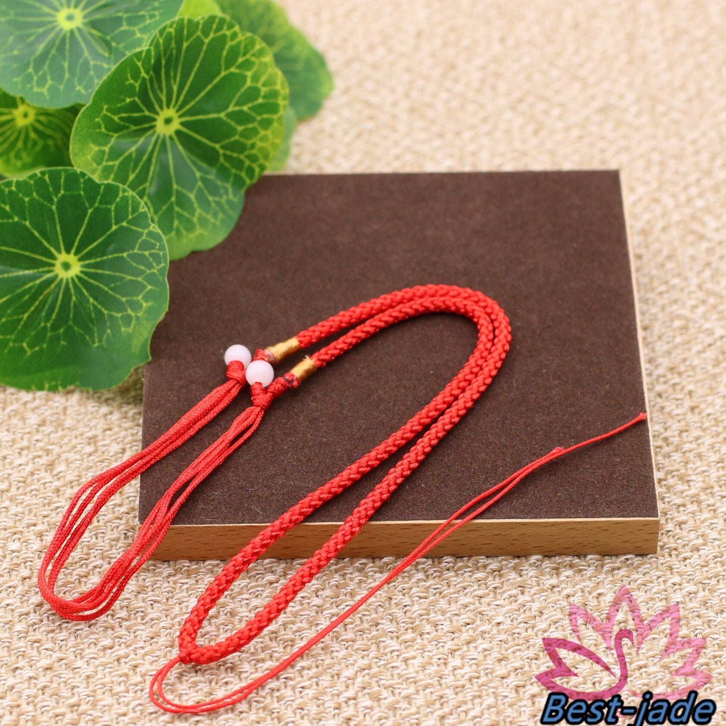 RED Luck Necklace Hand Woven Braided Rope Lady hand String Cord girl strap boy chain Chinese Style collier Halskette f.