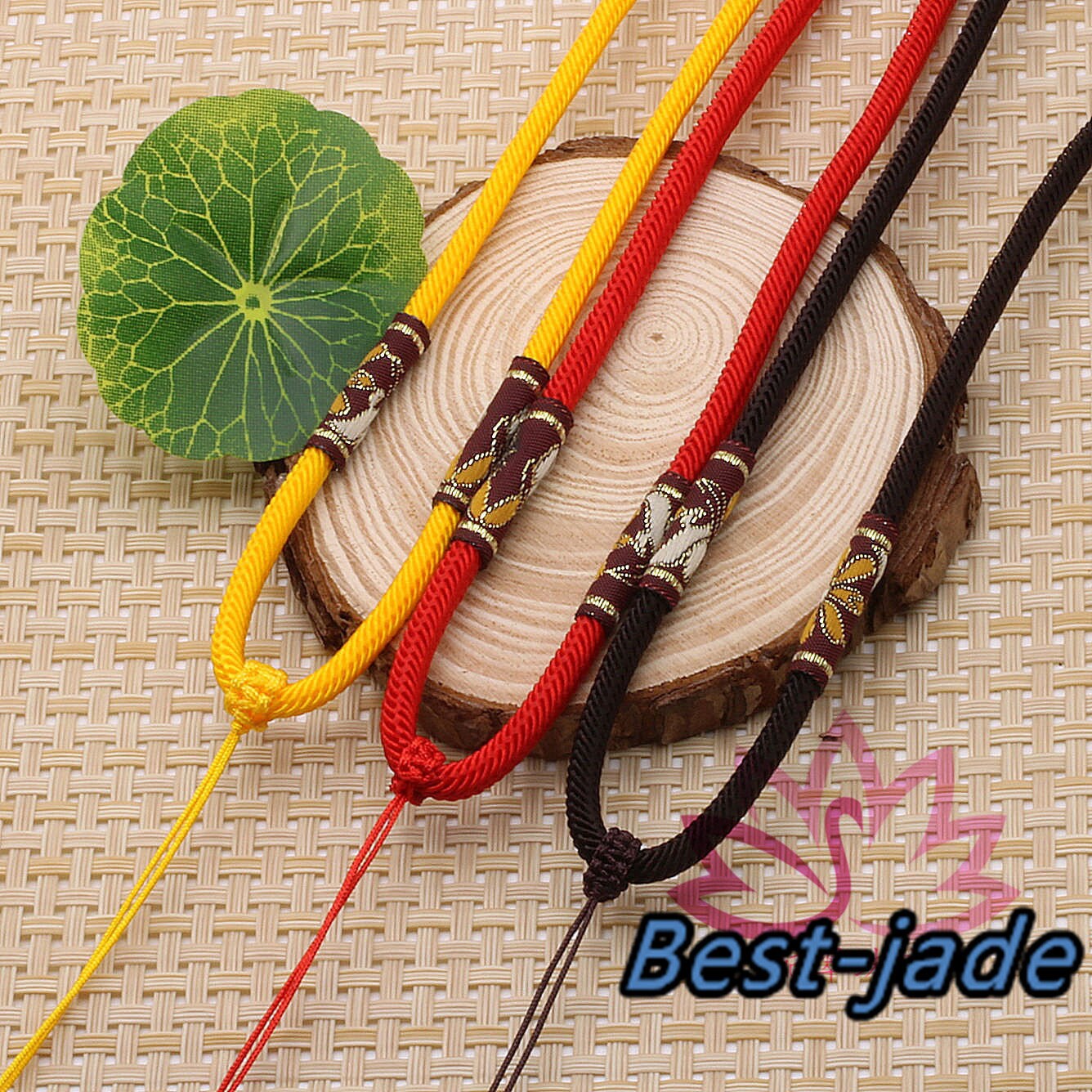 30 PCS RED Luck Necklace Hand Woven Braided Rope Lady hand String Cord girl strap boy chain Chinese Style collier Halskette f. for pandent