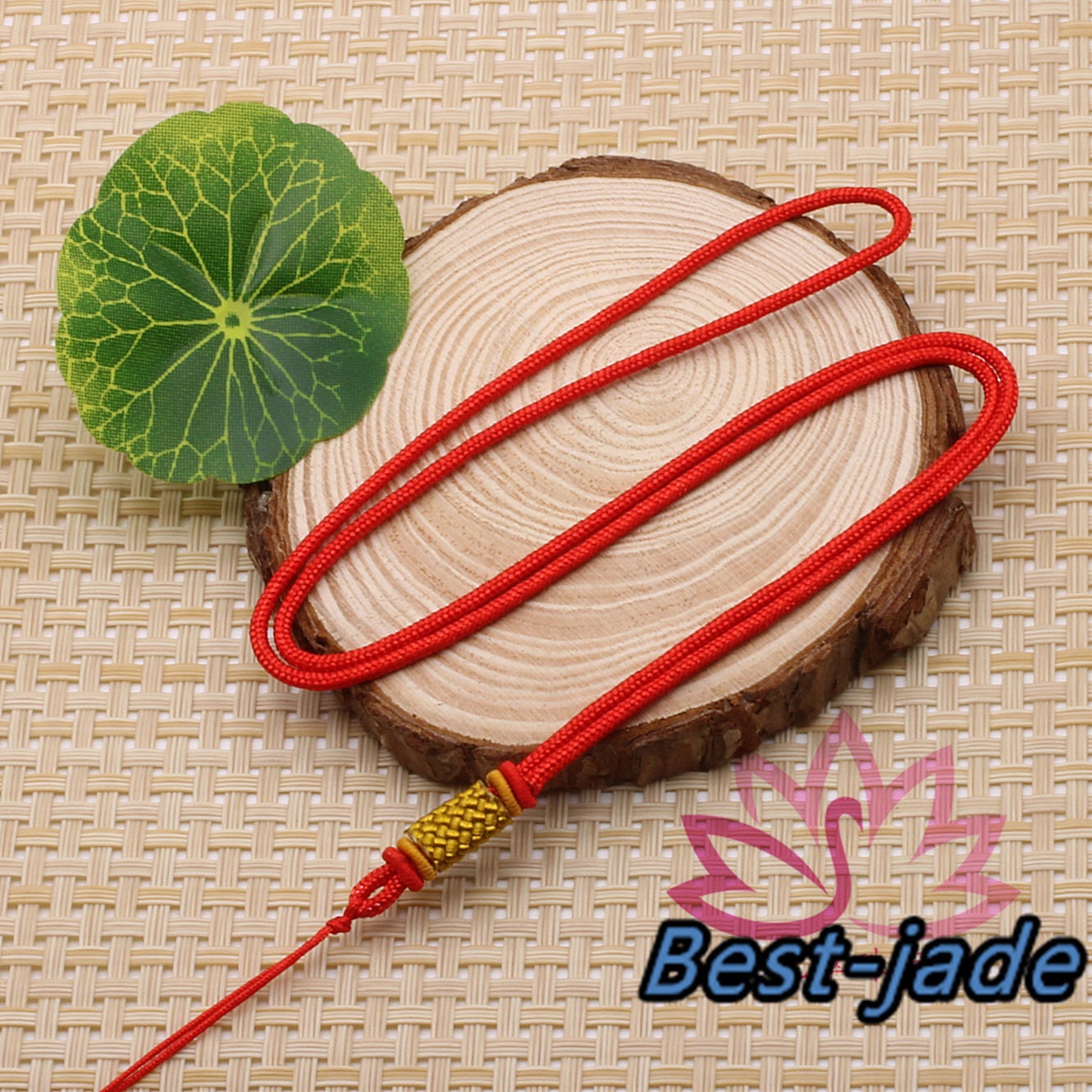 RED Luck Necklace Hand Woven Braided Rope Lady hand String Cord girl strap boy chain Chinese Style collier Halskette f. for pandent