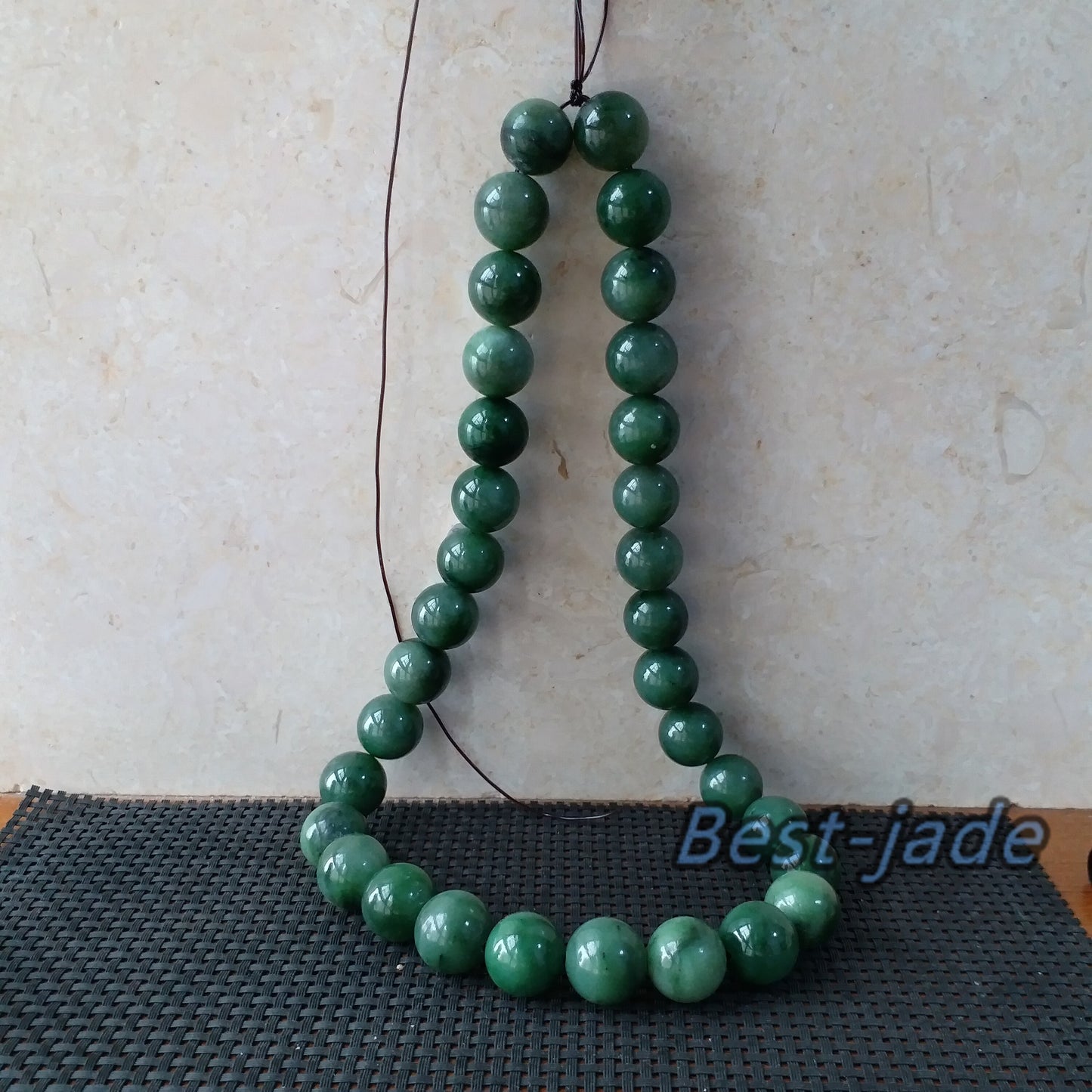 BIG 20*20mm Top A Beads A Grade necklace Canadian Jade Pulsera Beads POUNAMU Nephrite NZ Greenstone Maori style Halskette f. Balls