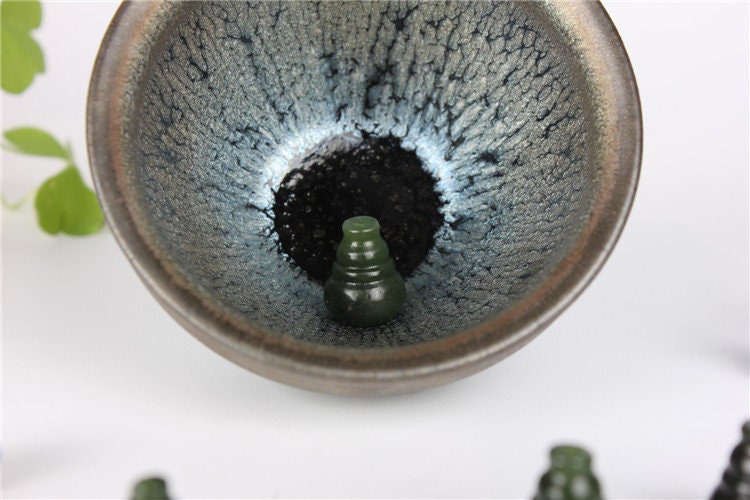 10 Stück Happiness Cucurbit Perlen, natürliche kanadische Jade, Nephrit, Grünstein, Pounamu-Perle, Maori-Stil, NZ-Jade, Kügelchen, grüner Jaspis BC