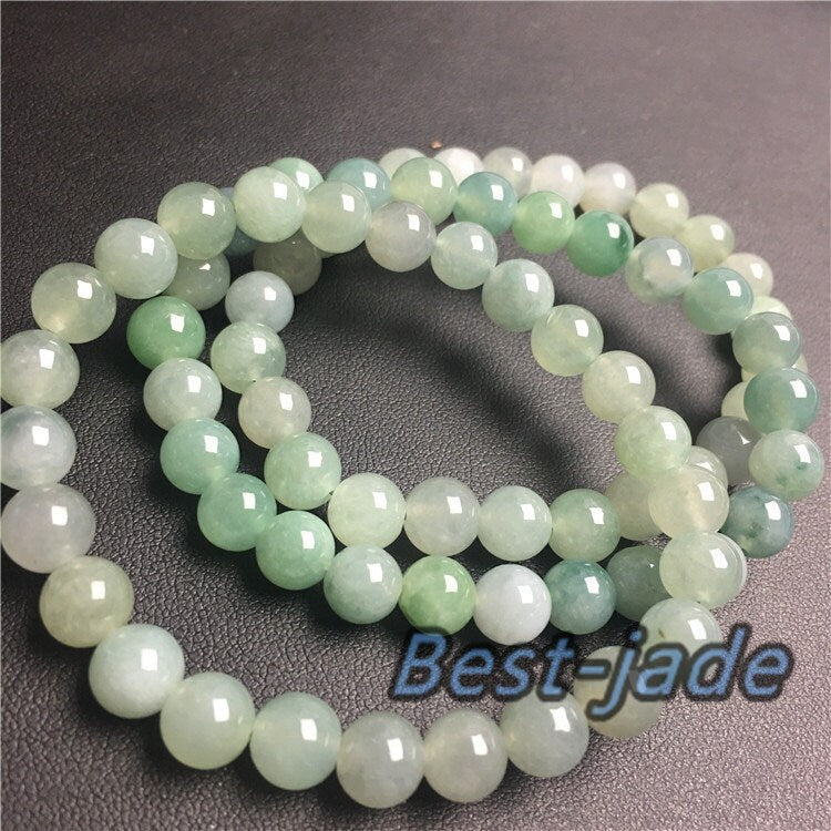 Grade A Jadeite Beaded bracelet Hand carved Jade bangle Bracelet beads Chain