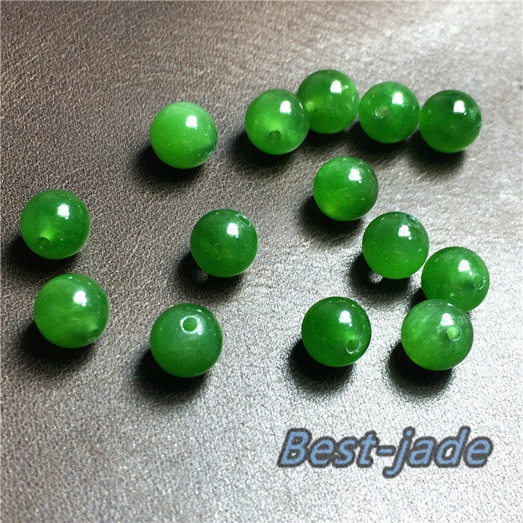 10 PCS 6*6mmmm Runde Perlen Natürliche Kanadische jade Nephrit Greenstone Pounamu Perle Maori stil NZ jade капля Kügelchen jaspe grüner Jade
