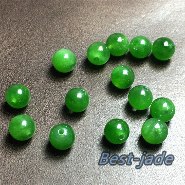 10 PCS 6*6mmmm Runde Perlen Natürliche Kanadische jade Nephrit Greenstone Pounamu Perle Maori stil NZ jade капля Kügelchen jaspe grüner Jade