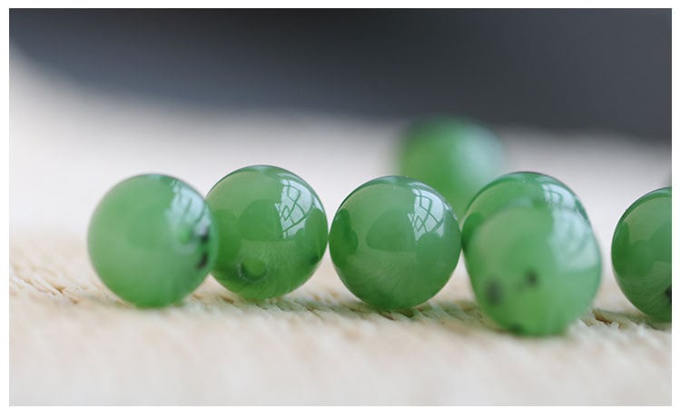 10 PCS 14*14mm Runde Perlen Natürliche Kanadische jade Nephrit Greenstone Pounamu Perle Maori stil NZ jade капля Kügelchen jaspe grüner Jade