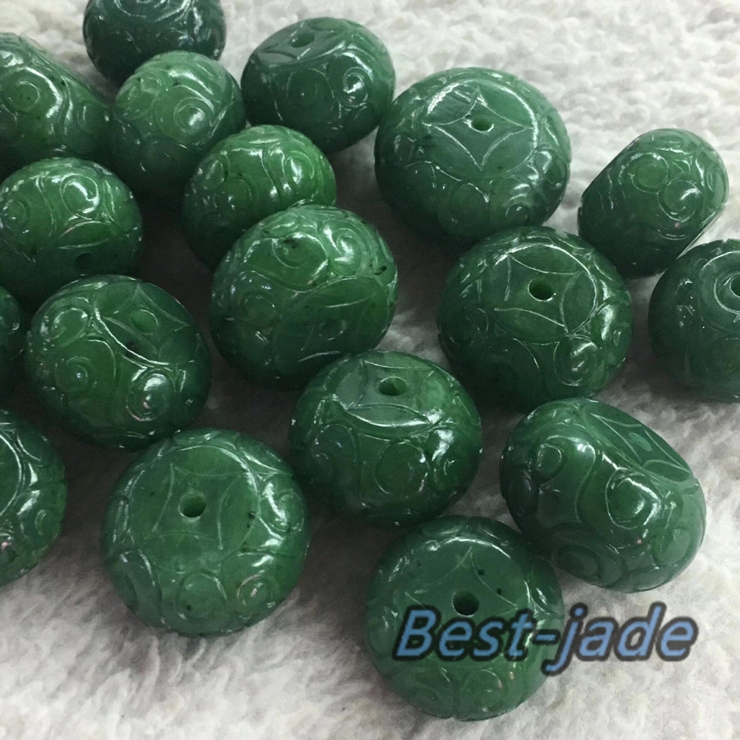 10 PCS 12*19mm Glück Perlen Natürliche Kanadische jade Nephrit Greenstone Pounamu Perle Maori stil NZ jade капля Kügelchen jaspe grüner Jade