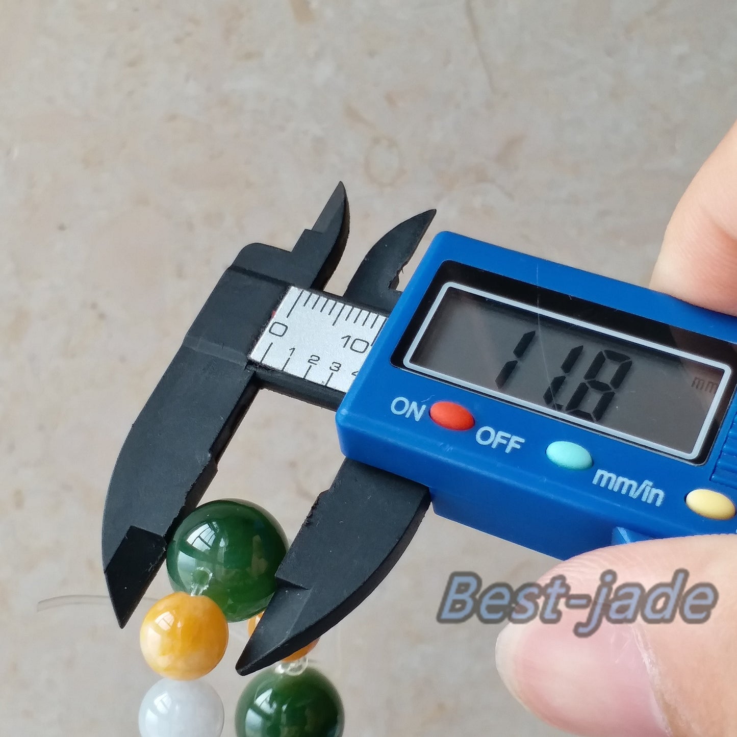 Nephrit-Jadeit und gelbe Jade, 14 mm, Güteklasse A, grüne kanadische Jade-Perlen, Armreif, Pounamu NZ Jade-Jaspis-Kugel, Damen-Kettenkette für Damen