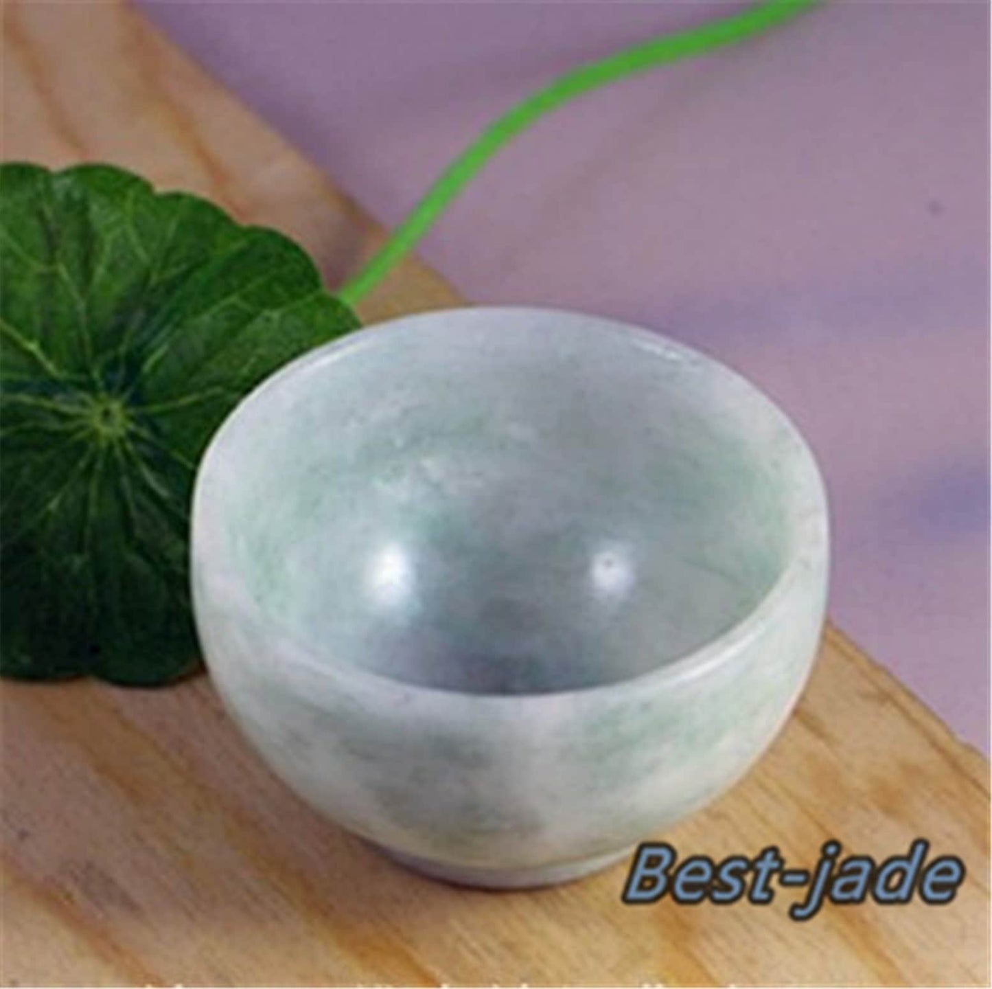 Natürliche chinesische Jade, handgefertigt, Teekanne, Weinglas, Tasse, grüne Jade, Geburtstagsgeschenk, keine Behandlung