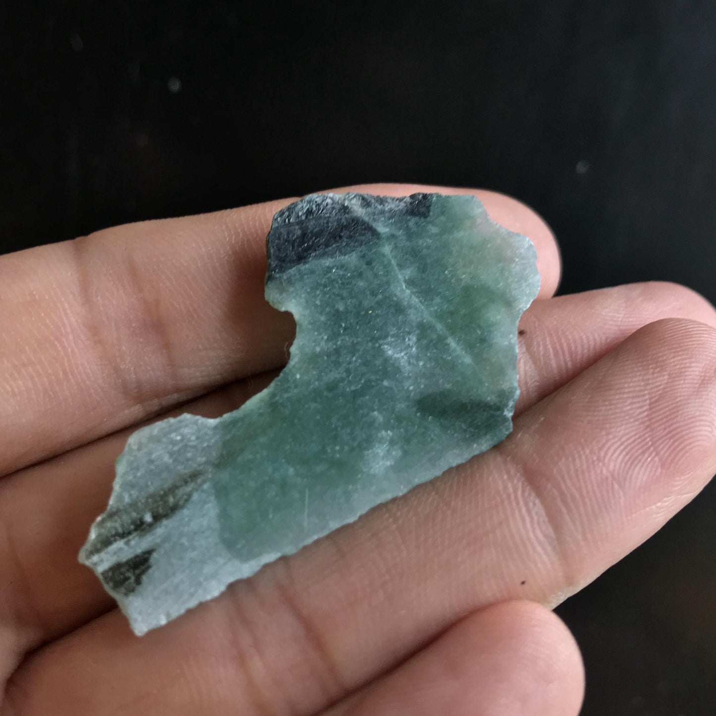 9.3g Natural Jadeite Green Raw stone Burmese Grade A jade preform Rough Burma Jade Type A Burma jadeite Design Pendant 翡翠A货 060