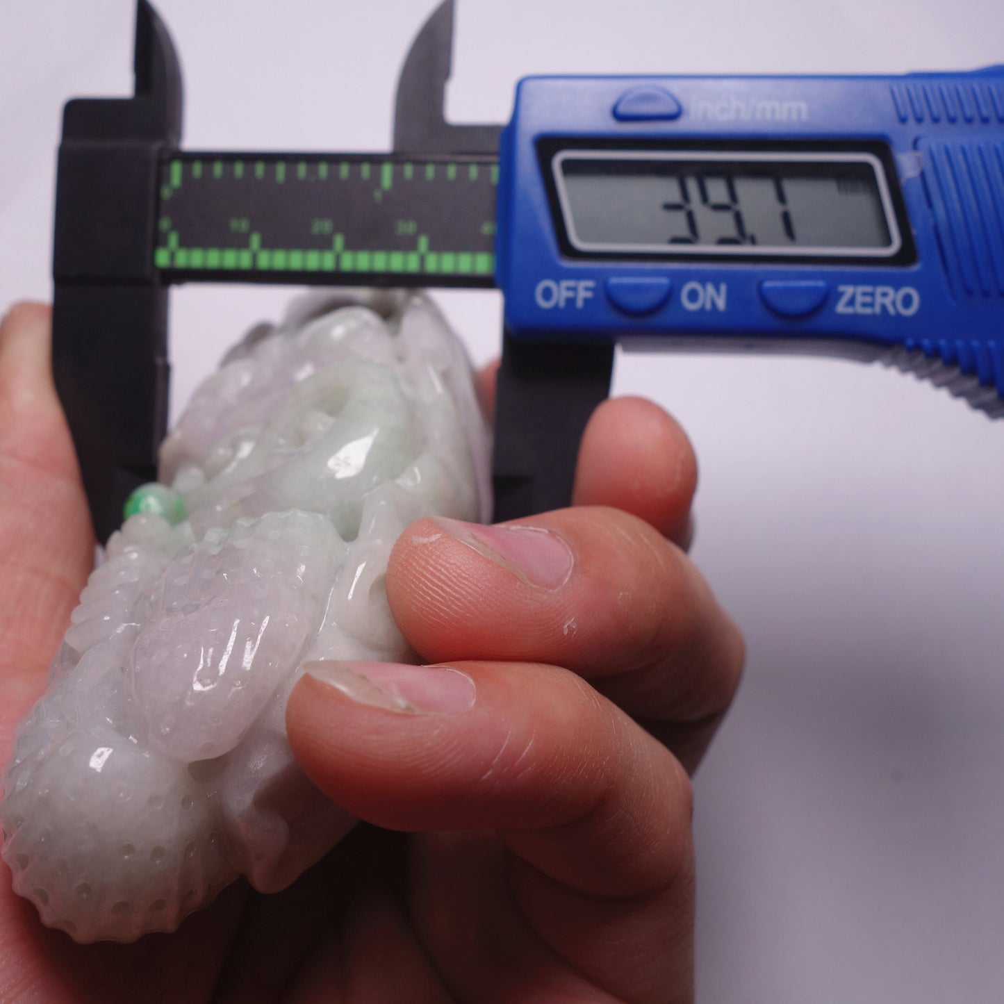 Natura Purple Green Dragon Hand held Massage Burma Jadeite Grade A Jade A stone Big Pendant 翡翠A货