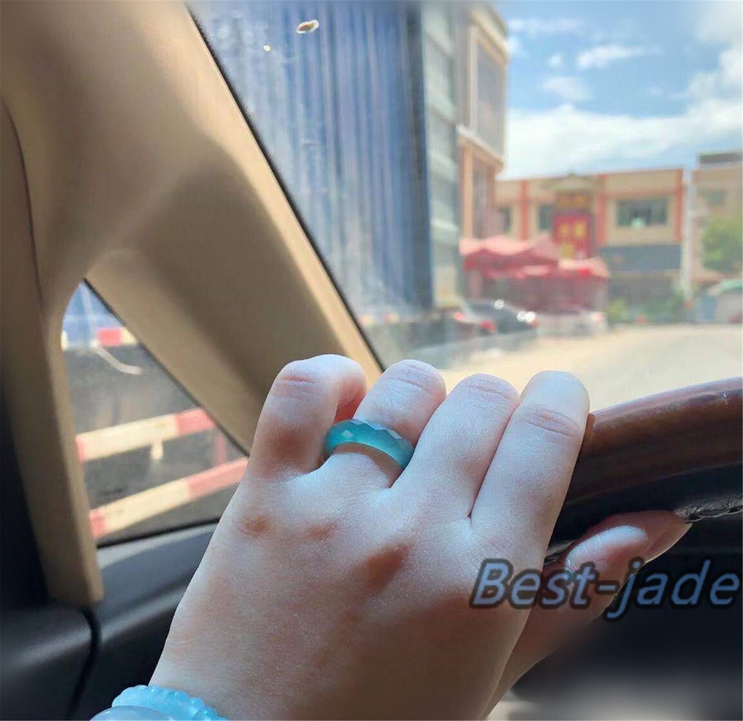 3 Color jadeite ring Size 5-10 Diamond Cut Multi Facet ring Burma jadeite Guatemala Jadeite Grade A Jade black jade Guatemalan jadeite ring
