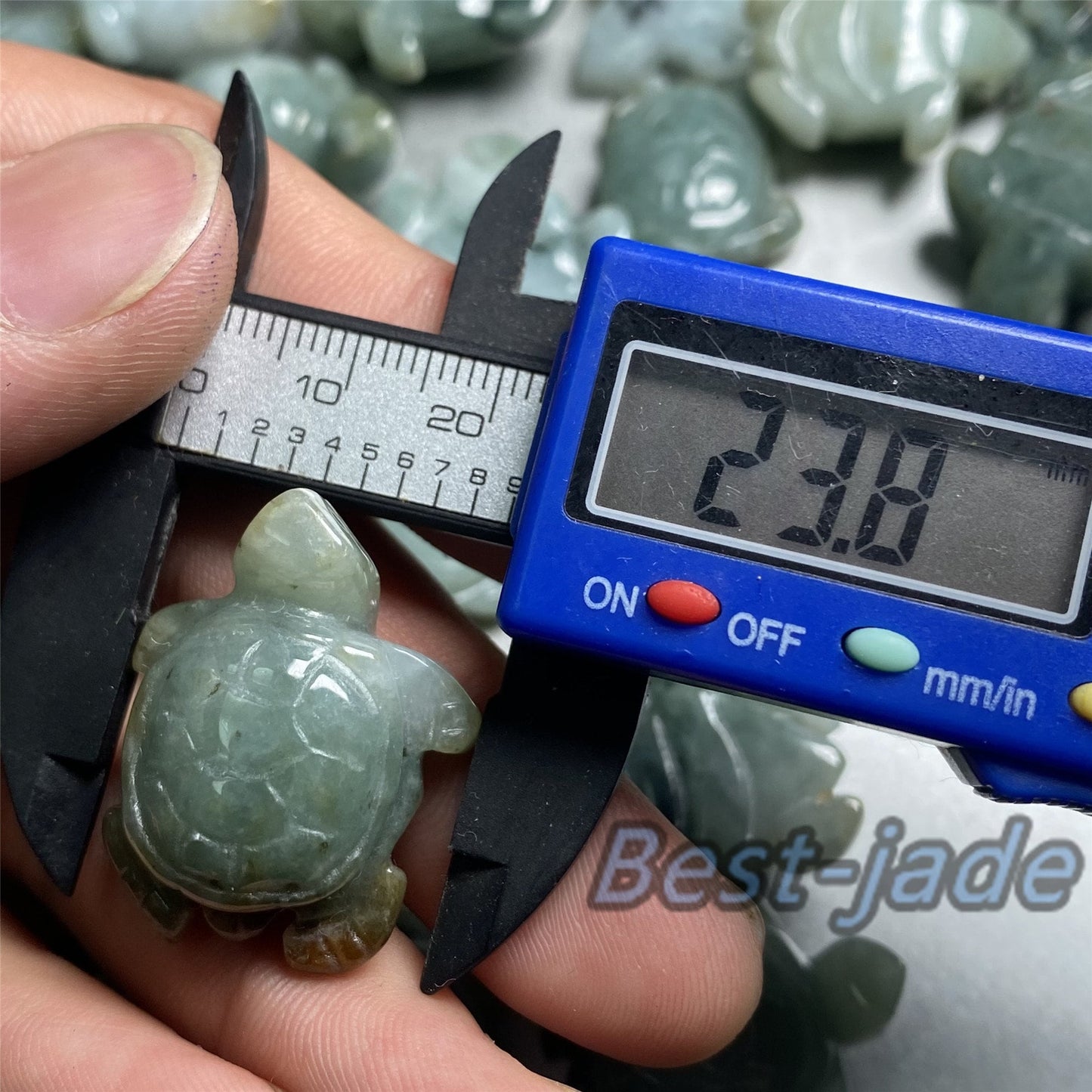 Großhandel Grade A Jade Burma Jadeit Perlen Schildkröte Anhänger Typ A Jade Eis Myanmar Jadeit DIY Halskette Kind Jade Geschenk Charms Ornament