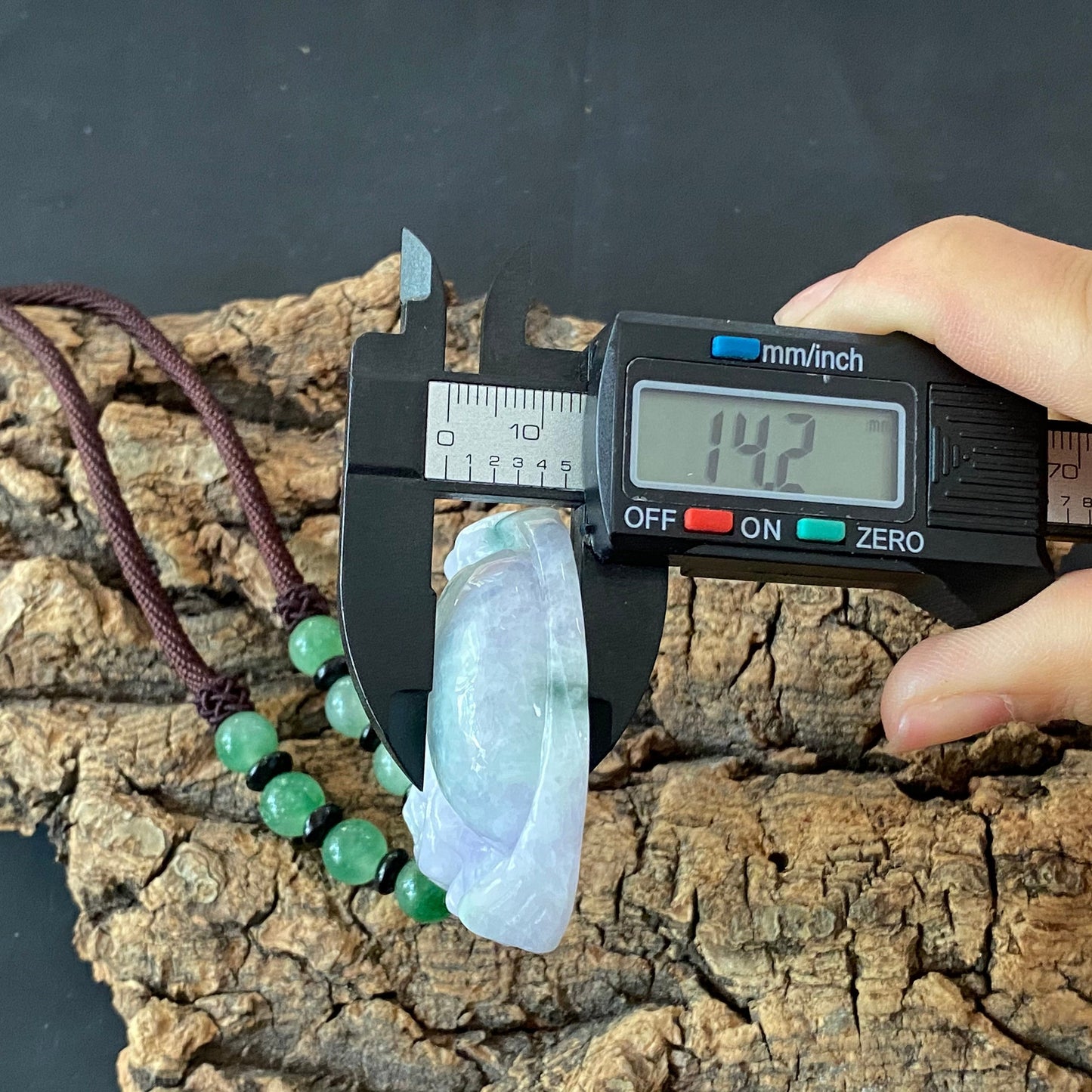 BIG Buddha Natural Green Lavender Grade A Jade Burma Jadeite necklace Hand Carved Man Lady pendant Gemstone Ice Type A Jadeite 翡翠 佛 吊坠