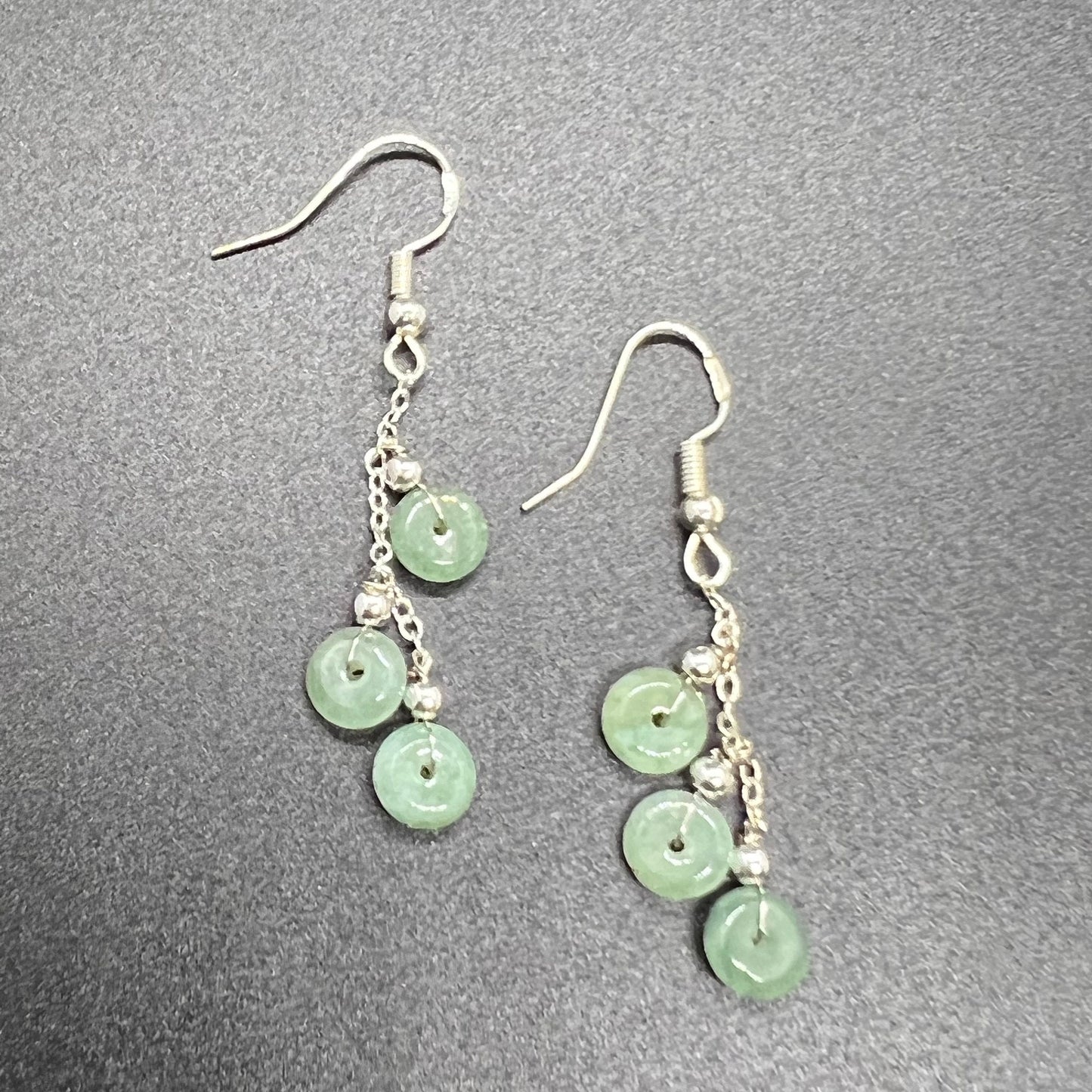 Natürlicher Jadeit, transparente Ohrtropfen-Jade-Ohrringe mit vergoldeter Öse, Burma-Jade, Güteklasse A, Jade-Ohrstecker, lose Perlen, Schmuck, Geschenk für Sie
