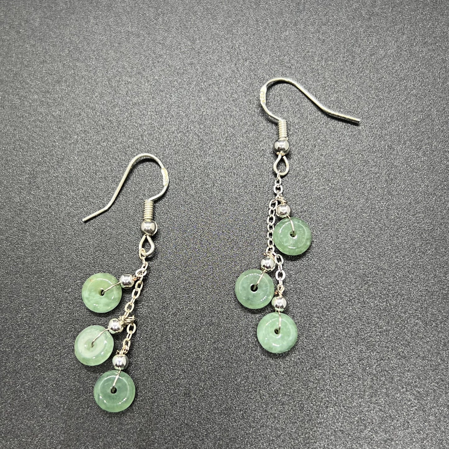 Natürlicher Jadeit, transparente Ohrtropfen-Jade-Ohrringe mit vergoldeter Öse, Burma-Jade, Güteklasse A, Jade-Ohrstecker, lose Perlen, Schmuck, Geschenk für Sie