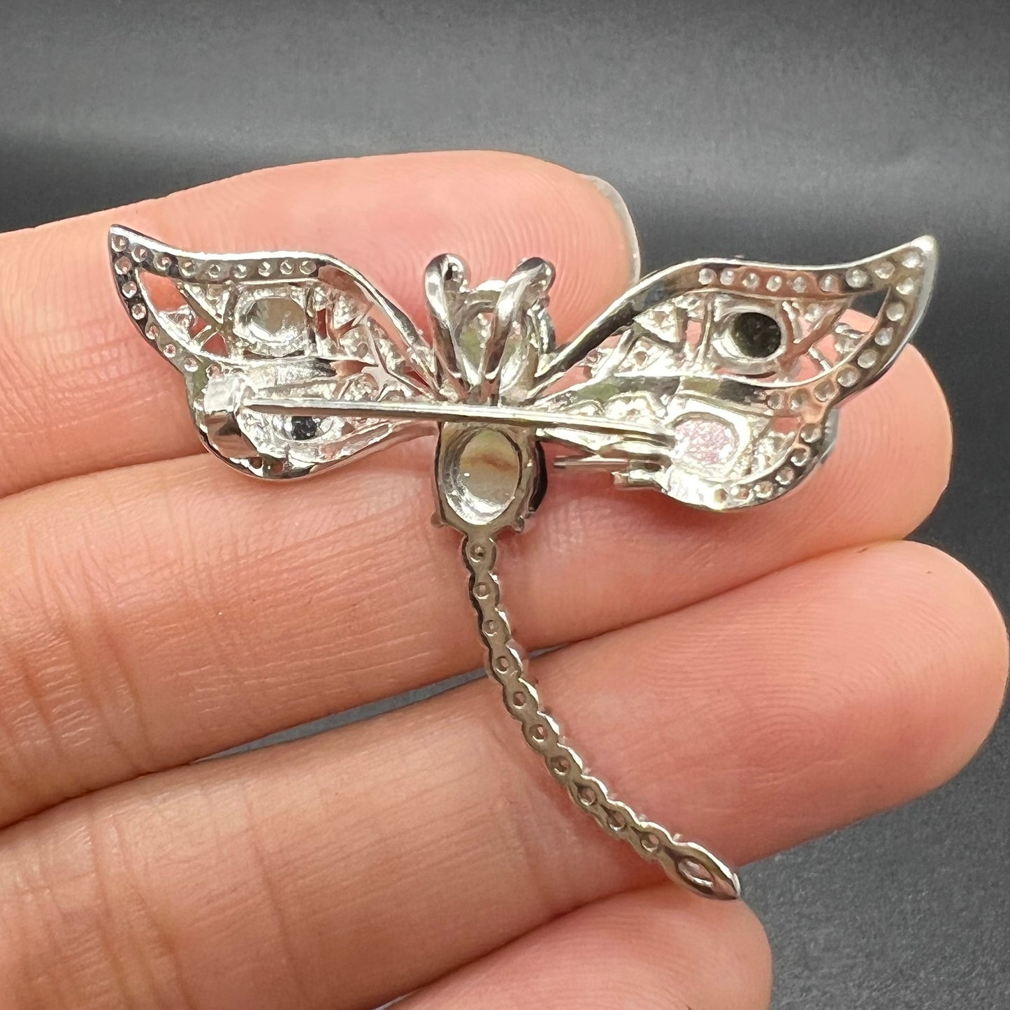 Pfauenbrosche aus natürlichem Jadeit, transparente Jade mit S925-Klammer, Burma-Jade, Güteklasse A, lose Perlen, Brustnadel, Schmuckgeschenk für Sie