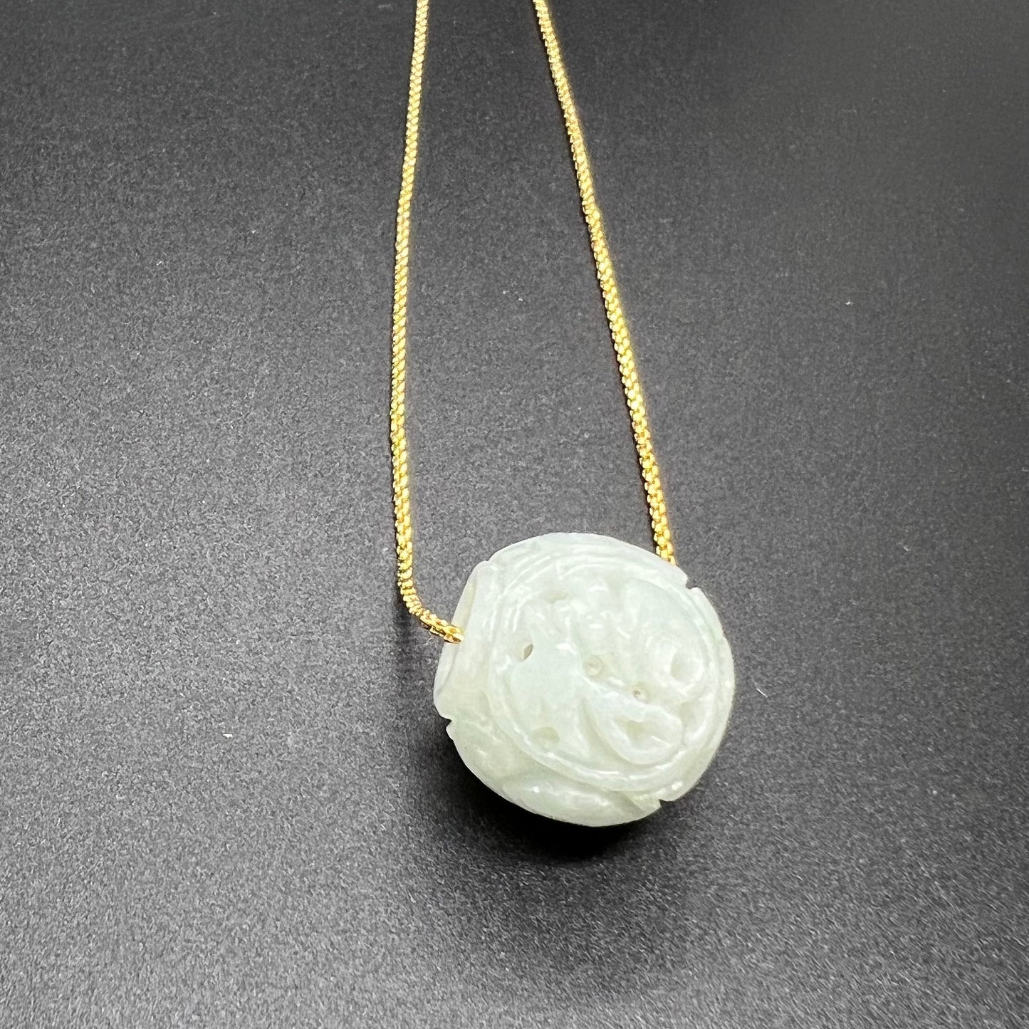 Vintage Barrel beads Grade A Jadeite Natural ICE Green Burma jade Lady pendant jewelry necklace Type A stone with sliver 925 chain