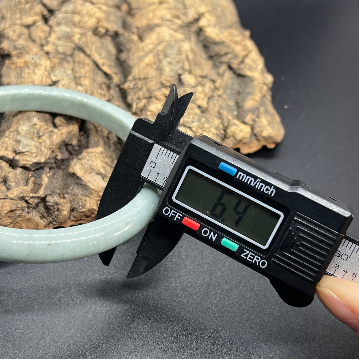Huge 67.1mm Grade A Jade Natural light Blue green Big Round bangle Burma jadeite Lady Bracelet Type A stone small hand female bangle 翡翠飘花手镯
