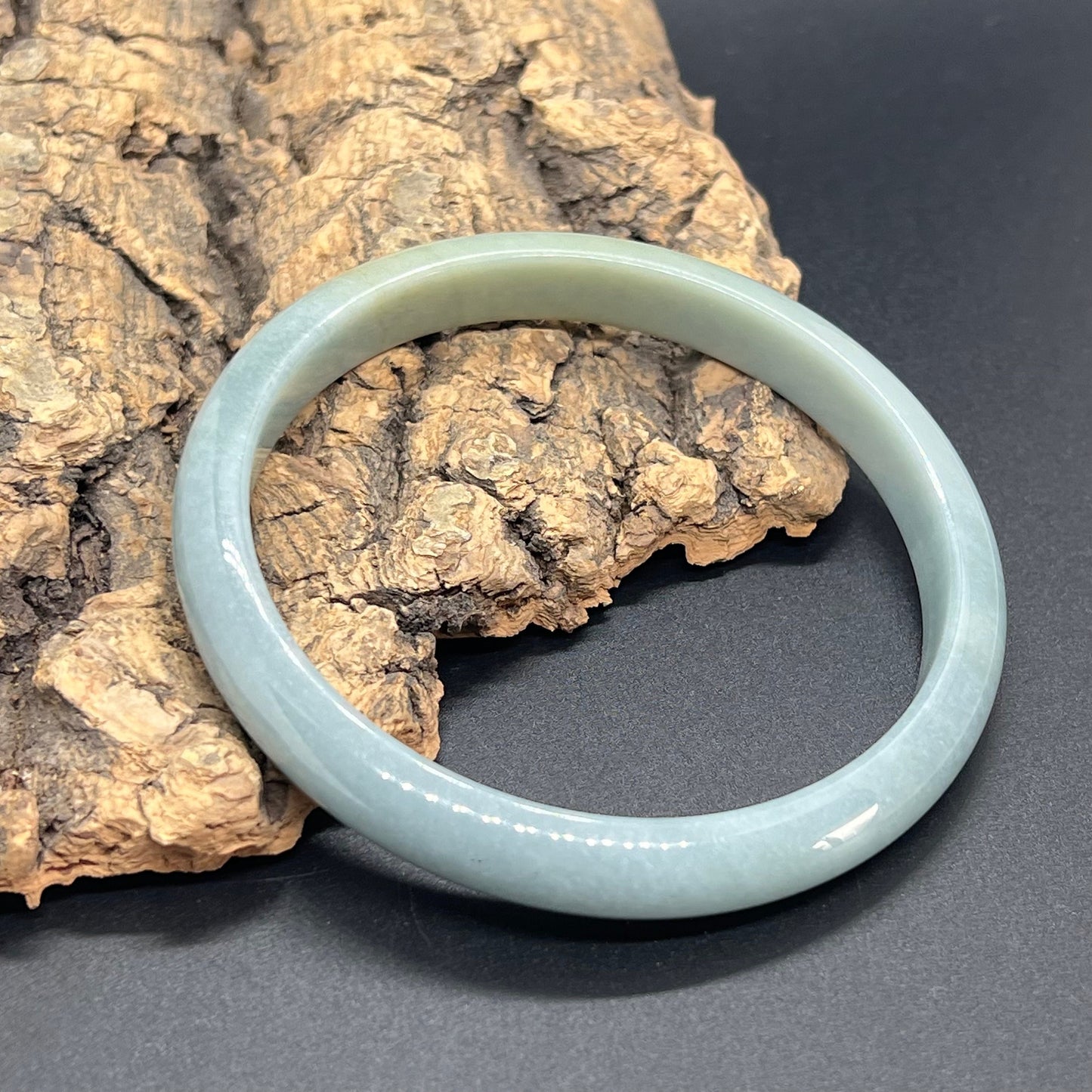 Huge 67.1mm Grade A Jade Natural Blue green Big Round bangle Burma jadeite Lady Bracelet Type A stone small hand female bangle 翡翠飘花手镯