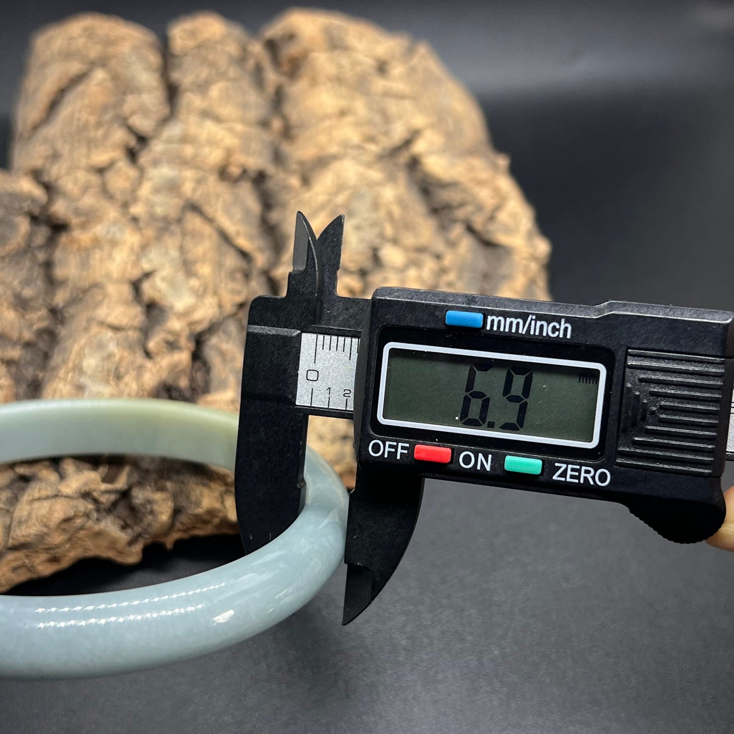 Huge 67.1mm Grade A Jade Natural Blue green Big Round bangle Burma jadeite Lady Bracelet Type A stone small hand female bangle 翡翠飘花手镯