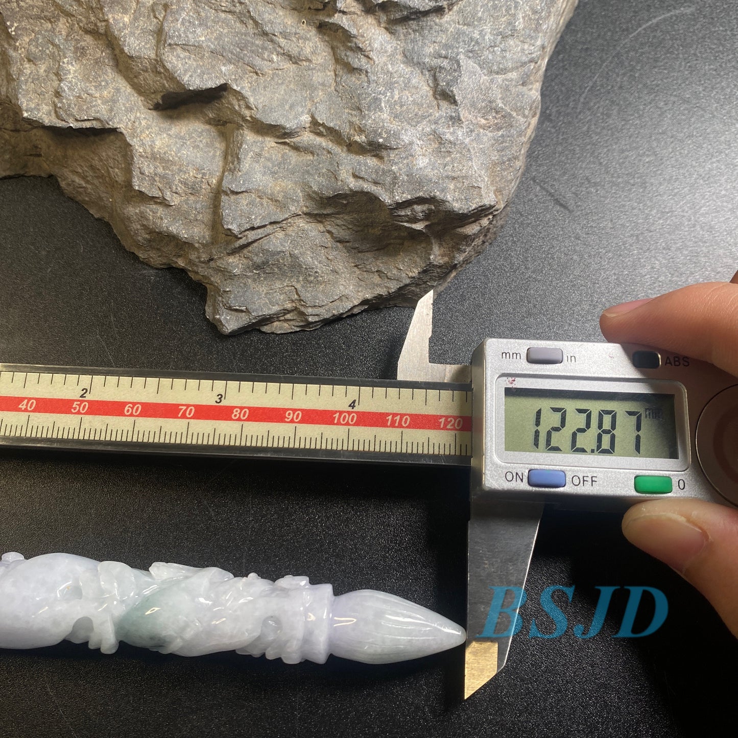Dragon Pen Natural Grade A Jade Burma Jadeite man Kylin pendant necklace BEADS Anhänger Gemstone Green jadeit 翡翠 龙笔
