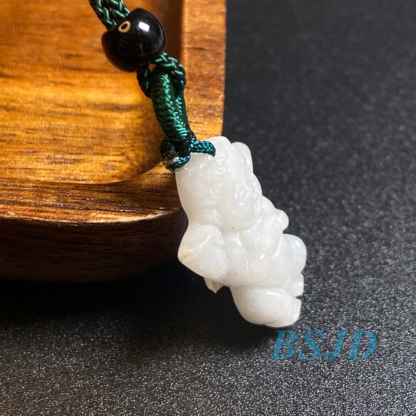 Engel Anhänger Amor Natur Grün Grade A Jadeit Burma Jade ICE Myanmar Jadeit Chinesisch geschnitzt Baby Kinder hängen Halskette DIY Schmuck