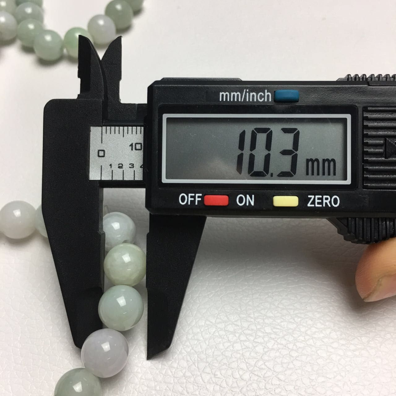1PCS Certificated 6~18mm Round beads Grade A Natural Jadeite Hand carved Jade bangle Bracelet Chain stone Armband string rope n.