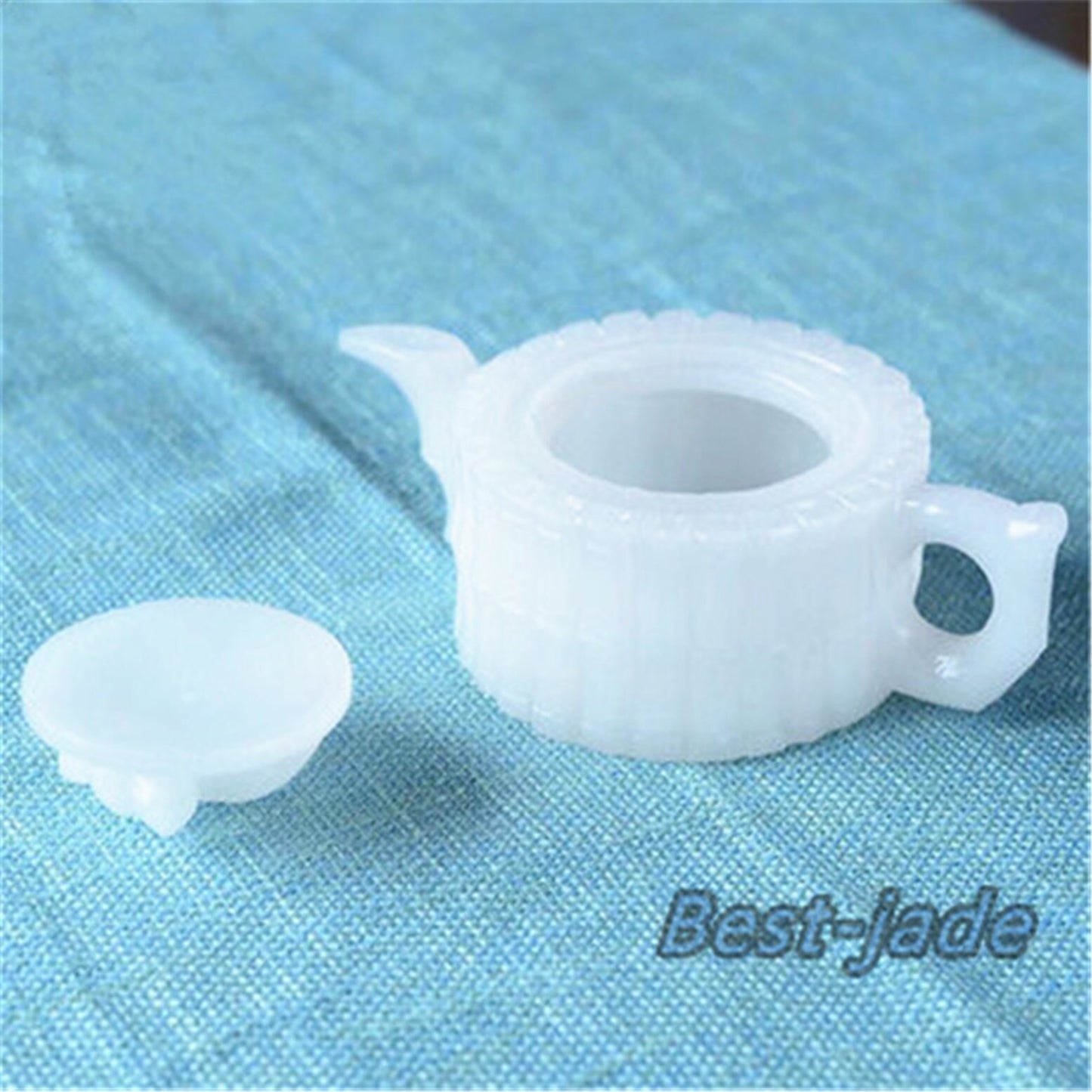 Afghanistan white jade Teapot Natural jade handmade drinking Teapot set wine glass cup white jade Birthday gift no treatment A jade stone
