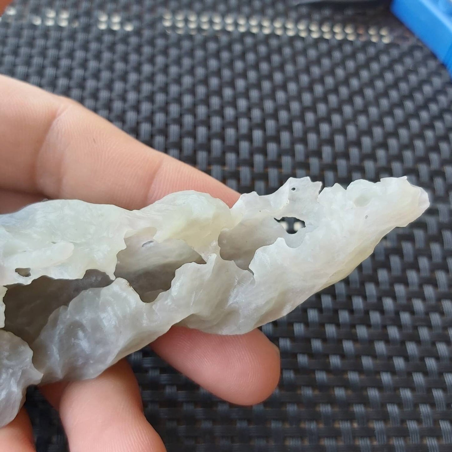 Frog hunt worm Decoration Natural white Jade nephrite Hand craved Exhibition Chinese Natural stone Hetian jade greenstone jasper exhibit