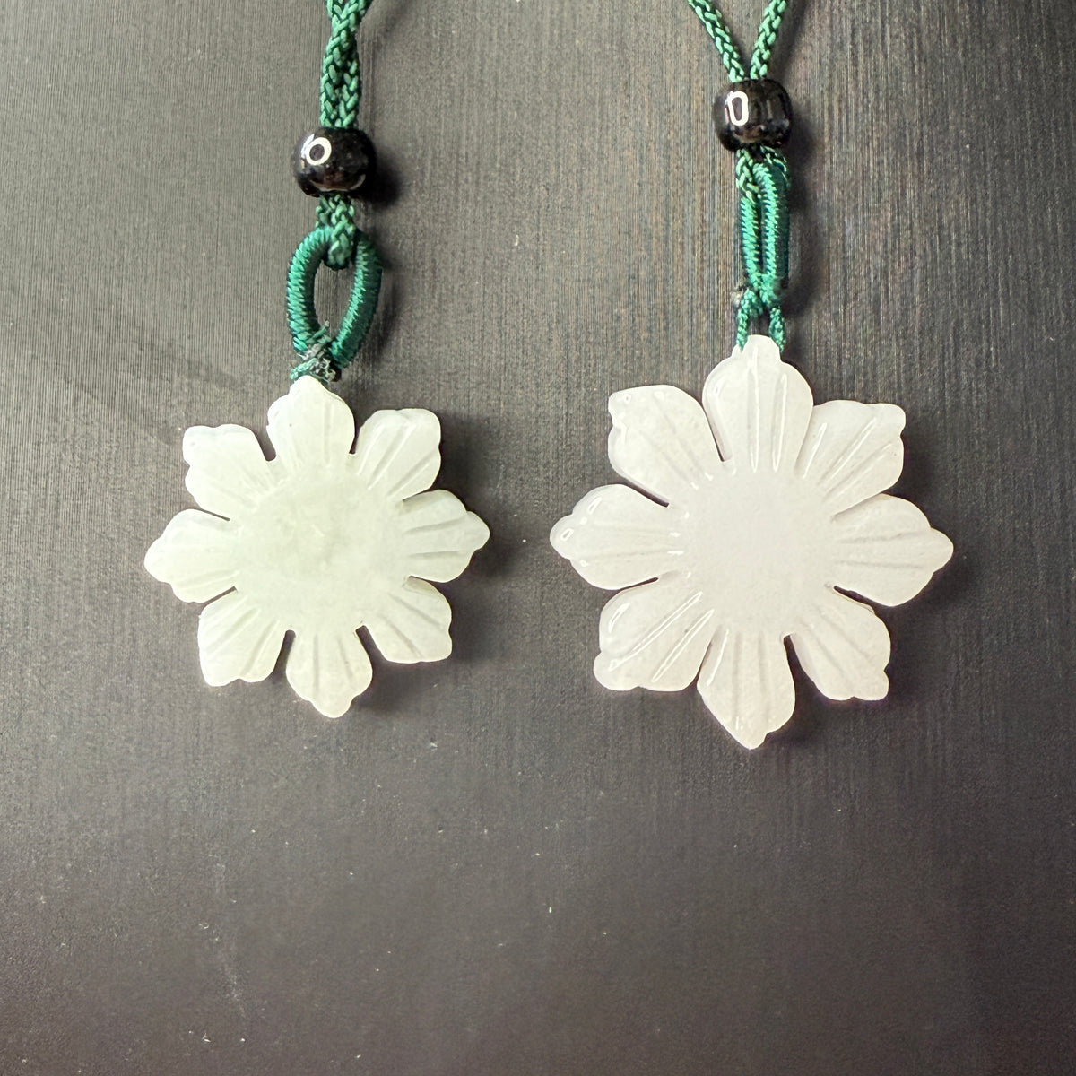 Grade A Jade Burma Jadeit Mann Herren Anhänger Blume Sonne Halskette Jade Geschenk