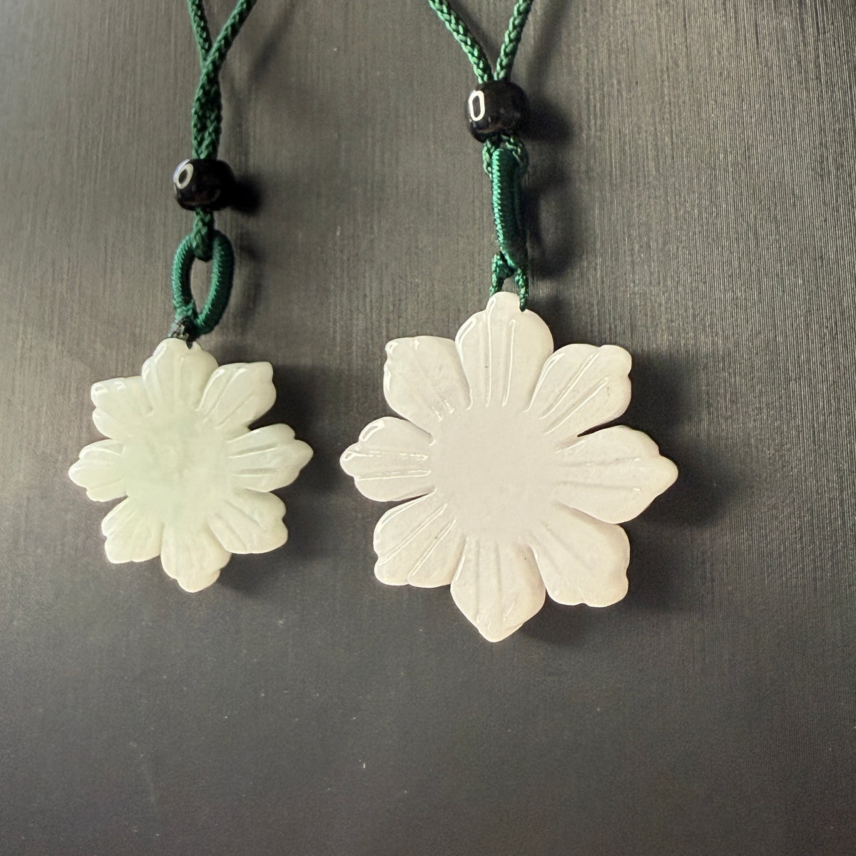 Grade A Jade Burma Jadeit Mann Herren Anhänger Blume Sonne Halskette Jade Geschenk