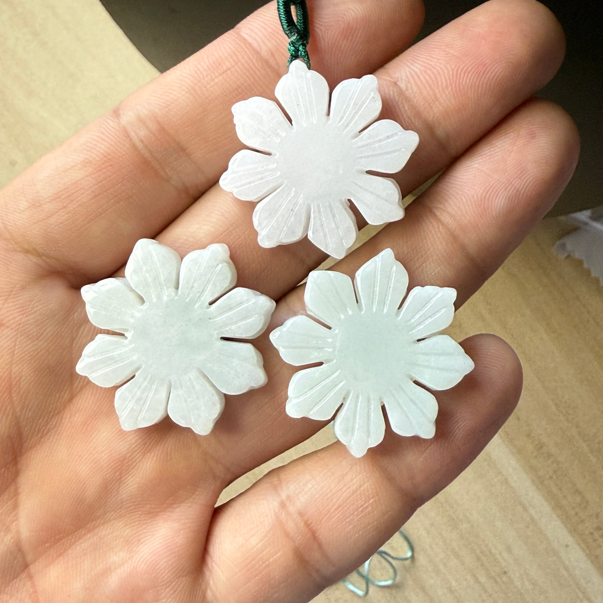 Grade A Jade Burma Jadeit Mann Herren Anhänger Blume Sonne Halskette Jade Geschenk