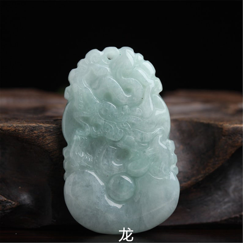 Grade A jade Chinese Twelve Zodiac Green Burma Jadeite pendant necklace Anhänger Dragon Bunny OX Snake Chook Tiger Rat pig goat 翡翠A货