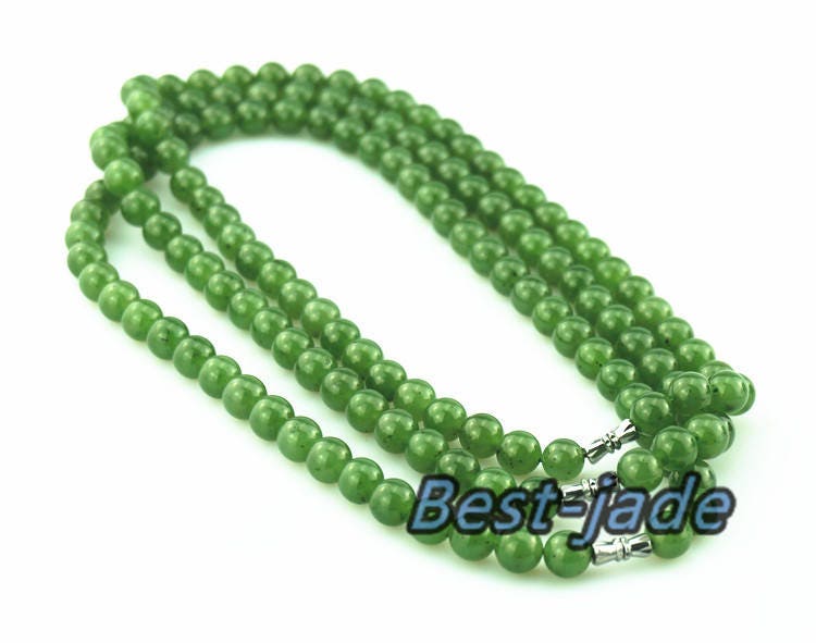 Certificated Top Grade Apple Gemstone POUNAMU Nephrite Bead size 9mm necklace New Zealand Jade Maori style Pulsera Beads