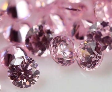 Wholesale 500PCS 0.8-15MM Pink Cubic Zircon Bead Birthday Gemstone Round Loose