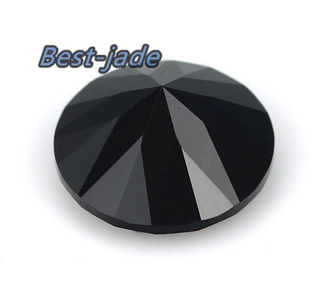 Wholesale 500PCS 0.8-10MM black Cubic Zircon Bead Birthday Gemstone Round Loose