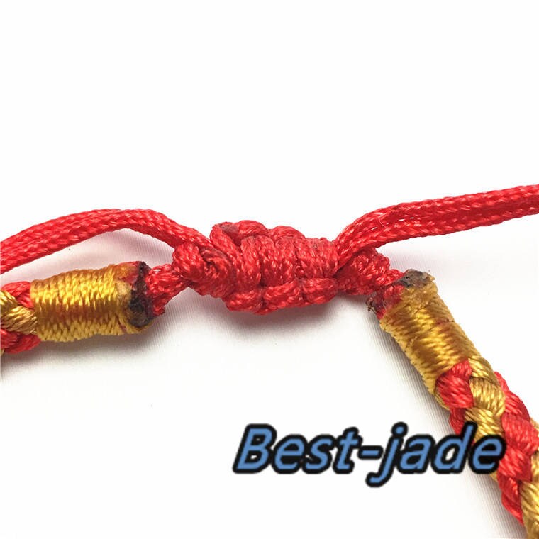 1 Pairs Hand LINE Gold RED Colorful  Hand Woven Braided Rope Lady hand String Cord  girl strap boy chain Chinese Style