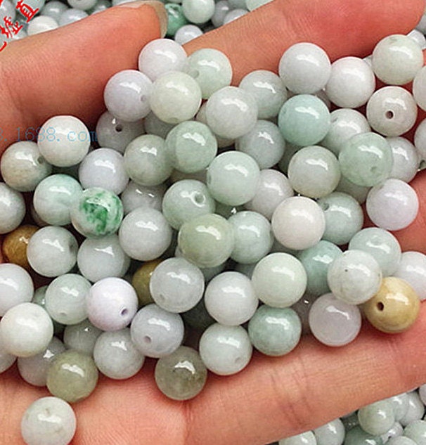 100Pcs 3mm~20mm Natural Grade A Jade Burma Jadeite Roundness Beads Ball GREEN jade DIY jewelry jade necklace ,jade earrings