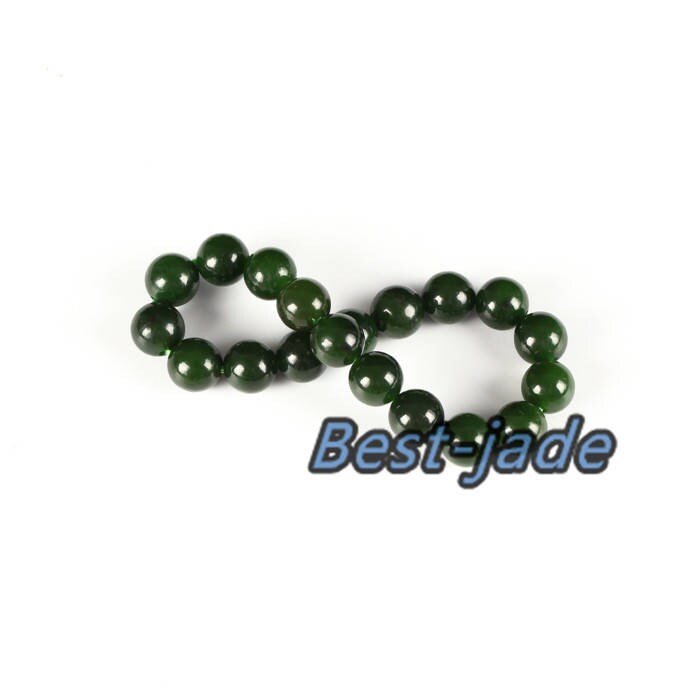 Kanadischer Jaspis Top 10mm Grade Apfelgrün Natur Nephrit Jade Perlen Armreif Armband Pounamu Maori BC Greenstone Damen Damenschmuck